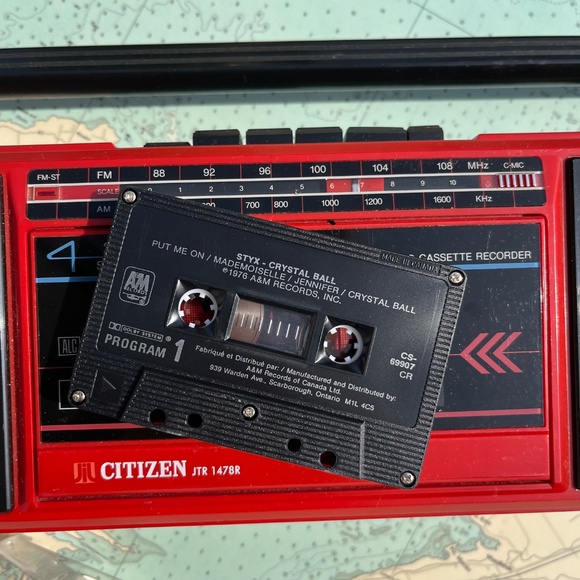 Vintage 1976 Styx Crystal Ball Cassette Tape - Picture 3 of 4